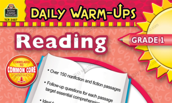 英文阅读理解分级练习册《Daily warm-ups Reading》(图1)
