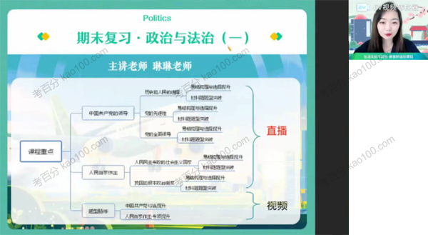 作业帮-秦琳 高二政治2022年暑假班(图1)