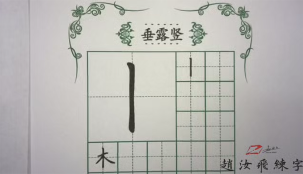 赵汝飞练字笔画课：赵师兄教练字适合5-12岁